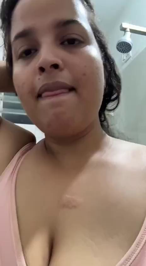 Self-Kneading Her Tanker Boobs as a Chubby Lardy Whore