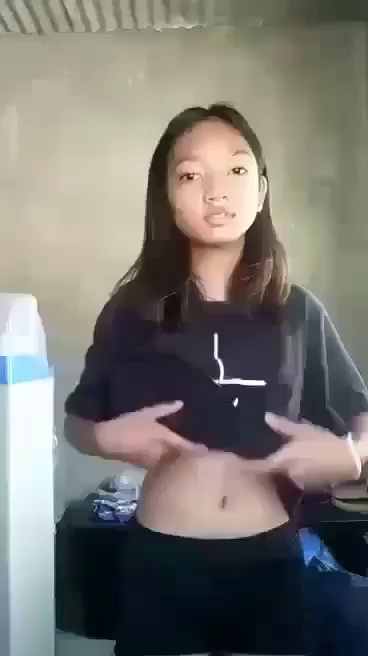 Crazy naked girl flaunting her pussy